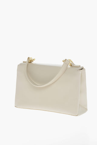 LOVE Faux Leather Shoulder Bag with Gold Logo