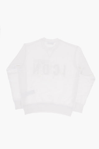 ICON Brushed Cotton COOL FIT Sweatshirt with Paint Effect Print