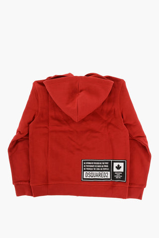 Fleeced Cotton RELAX Sweatshirt with Zip Closure