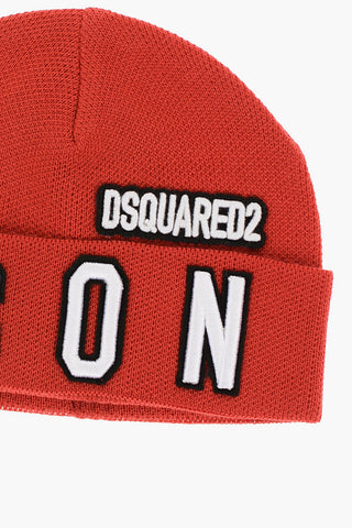 ICON Beanie in Tinta Unita con logo in Rilievo