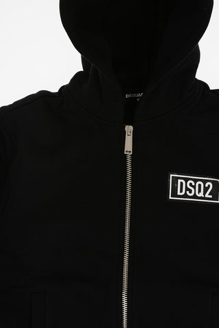 Fleeced Cotton RELAX Sweatshirt with Zip Closure