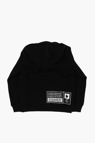 Fleeced Cotton RELAX Sweatshirt with Zip Closure