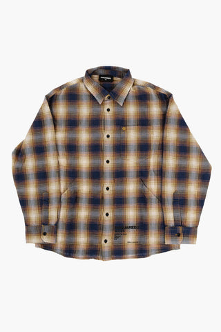 Plaid Motif Shirt with 2 Pockets