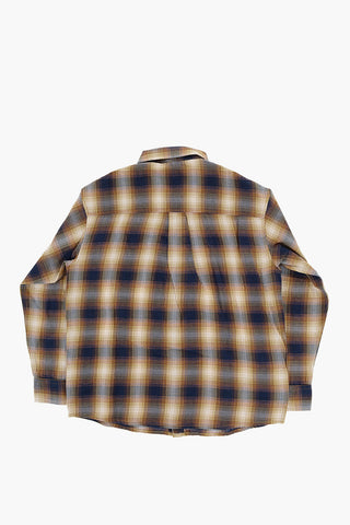 Plaid Motif Shirt with 2 Pockets