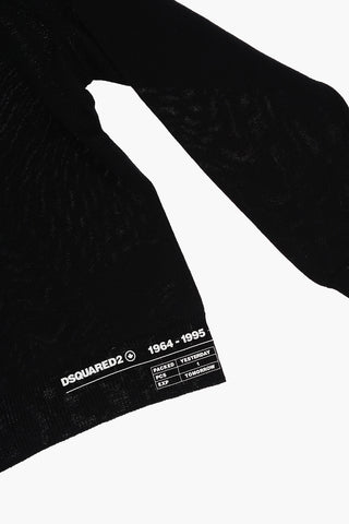 Wool Blend Turtleneck Sweater
