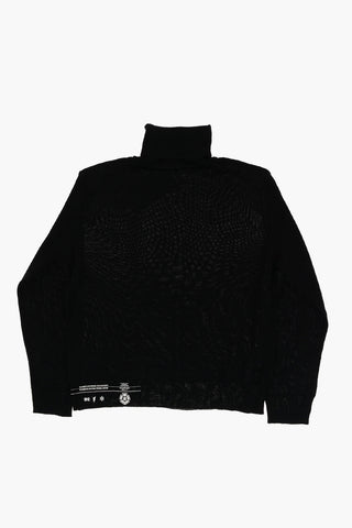 Wool Blend Turtleneck Sweater