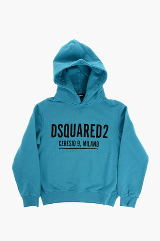 Felpa Hoodie con Logo Stampato