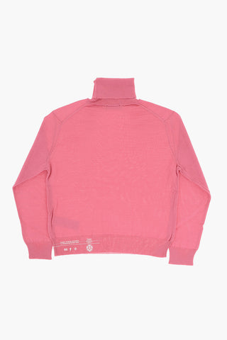Solid Color Turtleneck Sweater