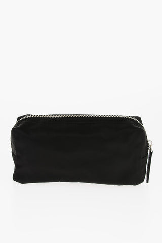 Nylon Necessaire with Zip Closure and Printed Logo