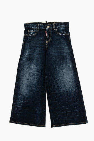 Wide Leg PAGE Jeans with Visible Stitching
