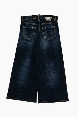 Wide Leg PAGE Jeans with Visible Stitching