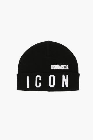 ICON Solid Color Beanie with Embossed Logo