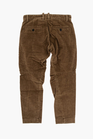 ICON Corduroy Pants with Front Print