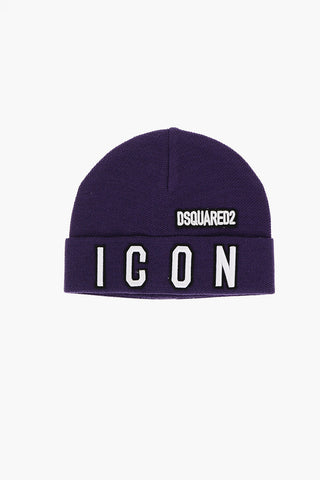 ICON Solid Color Beanie with Embossed Logo