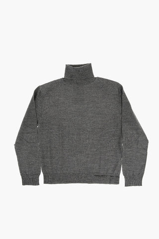 Maglia in Misto Lana a Collo Alto