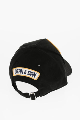 Cappello Baseball in Tinta Unita con Logo in Rilievo