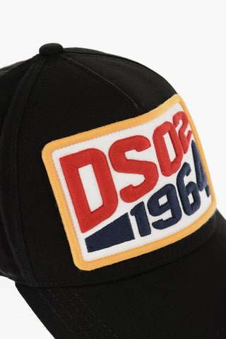Cappello Baseball in Tinta Unita con Logo in Rilievo
