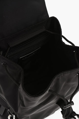 Solid Color Backpack with Matched Pouch