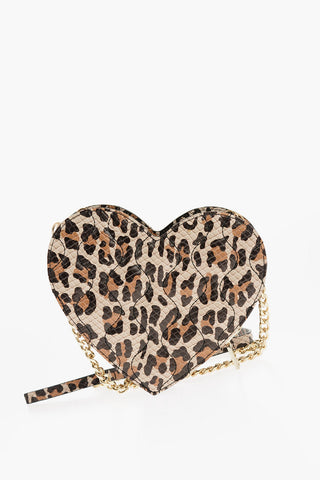 Borsa a Forma di Cuore in Motivo animalier