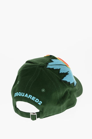 Cappello Baseball in Tinta Unita con Patch a Contrasto