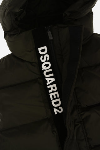 Padded Sleeveless Jacket with Hood