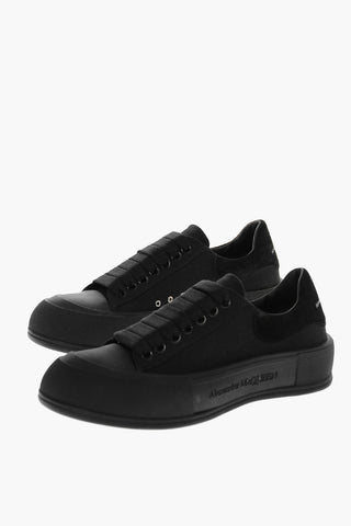 Lace-up DECK PLIMSOLL Sneakers with Suede Detail