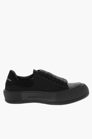 Lace-up DECK PLIMSOLL Sneakers with Suede Detail