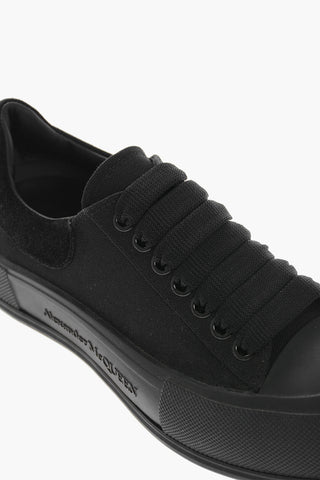 Lace-up DECK PLIMSOLL Sneakers with Suede Detail