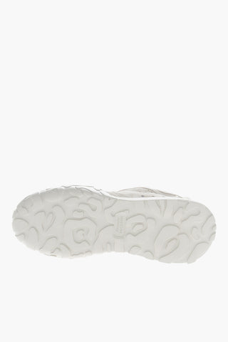 Suede COURT Sneakers with Openwork Detail