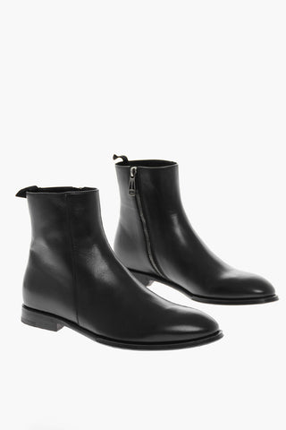 Stivaletti SICILIA in Pelle con Zip Laterale