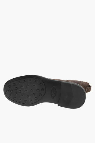 Stivaletti Chelsea Brogue in Suede