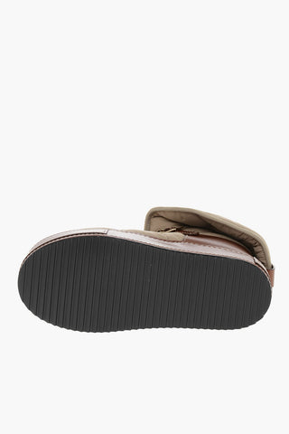 Leather Detail MAXIE Quilted Booties