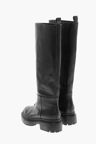 Leather LUX Biker Boots with Carrion Sole