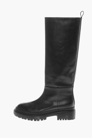 Leather LUX Biker Boots with Carrion Sole
