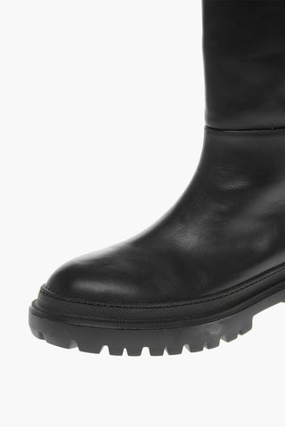 Leather LUX Biker Boots with Carrion Sole