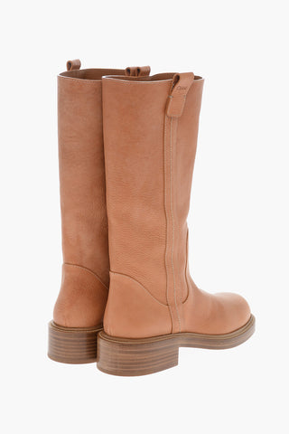 Cuir Sole EDITH Leather Western Booties