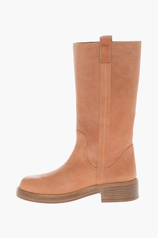 Cuir Sole EDITH Leather Western Booties