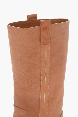 Cuir Sole EDITH Leather Western Booties
