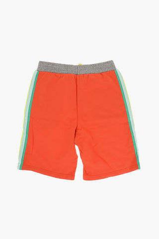 THE MARC JACOBS Pantaloni in Cotone Garzato con Bande Laterali in Nylon Logate
