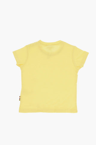 T-Shirt Girocollo con Stampa Coccodrillo