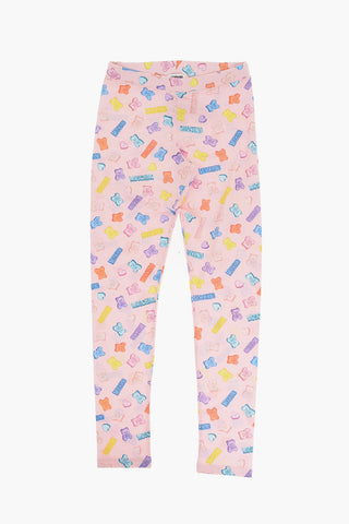 All-Over Teddy Printed Leggings and T-shirt Set