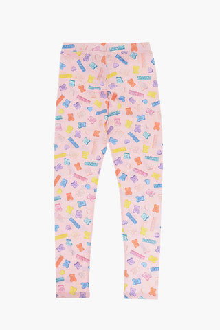 All-Over Teddy Printed Leggings and T-shirt Set