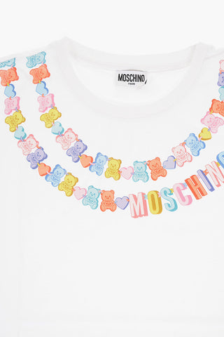 All-Over Teddy Printed Leggings and T-shirt Set