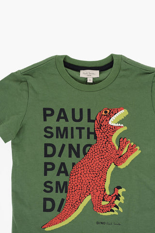 Dinosaur Printed Crew-neck T-Shirt