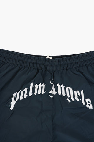 Lettering Logo printed Swim Shorts