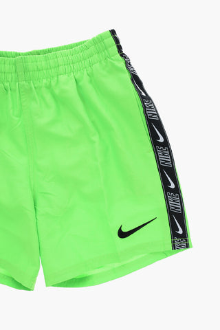 SWIM Boxer-Badehose 4 VOLLEY mit Logostreifen an den Seiten