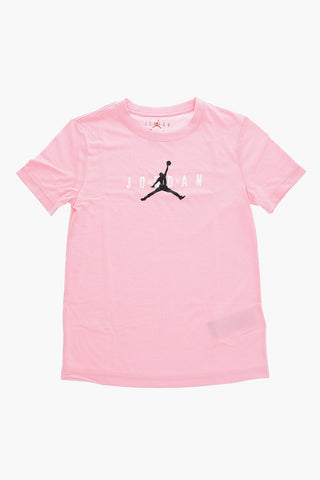 AIR JORDAN Crewneck T-Shirt with Printed Logo
