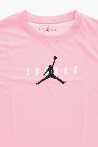 AIR JORDAN Crewneck T-Shirt with Printed Logo