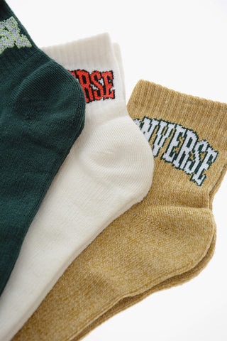 Stretchy Ribbed 3 Pairs of Socks Set