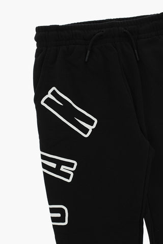 AIR JORDAN Solid Color Joggers with Side Print